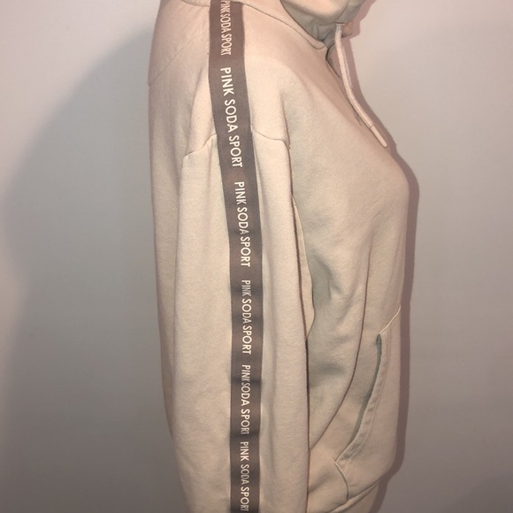 PINK SODA SPORT SZ. (UK 10 EU38)Tan hoodie, sweatshirt Sz. S - Picture 9 of 12